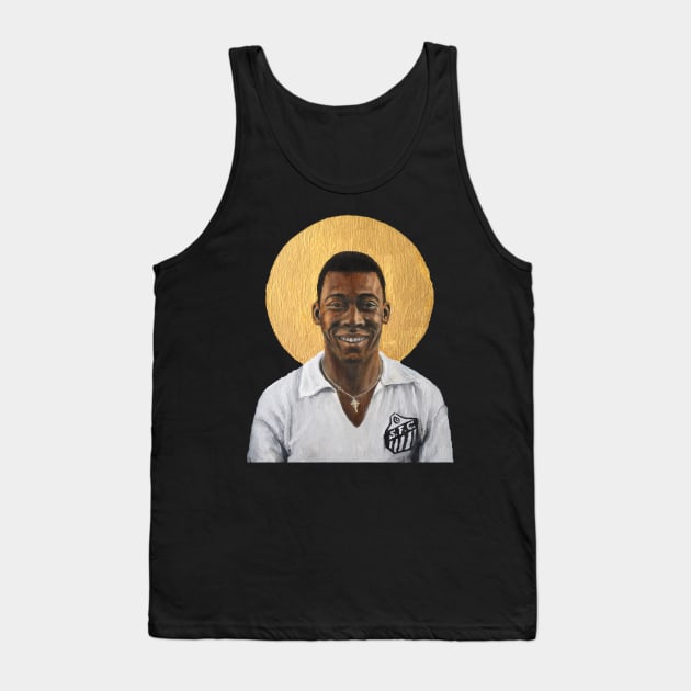 Pele Santos - Football Legends Tank Top by Great-Peoples